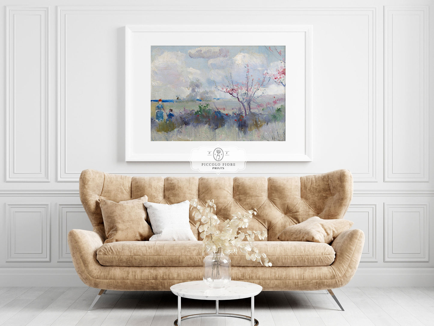 Landscape with Blossom and Clouds | P554