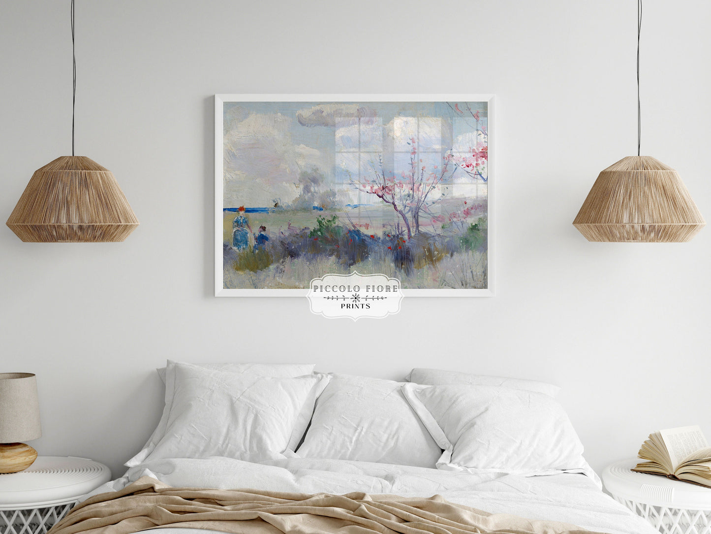 Landscape with Blossom and Clouds | P554
