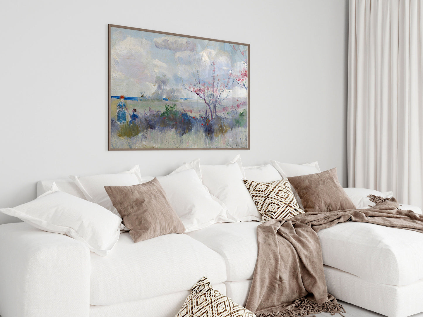 Landscape with Blossom and Clouds | P554