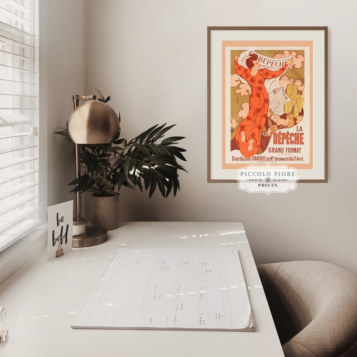 La Dépêche de Toulouse | P690 - Single Art Prints - Piccolo Fiore Prints