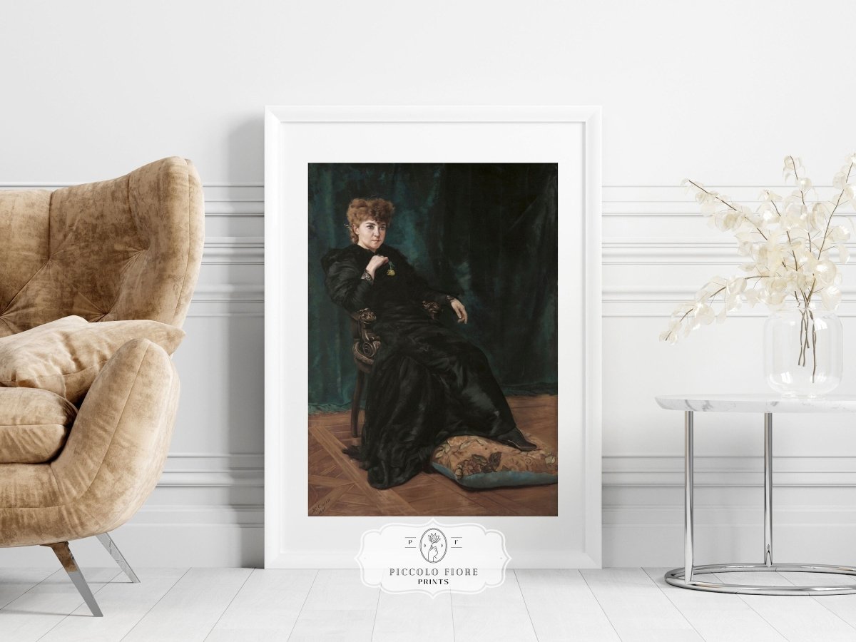 Lady in Black | P380 - Single Art Prints - Piccolo Fiore Prints