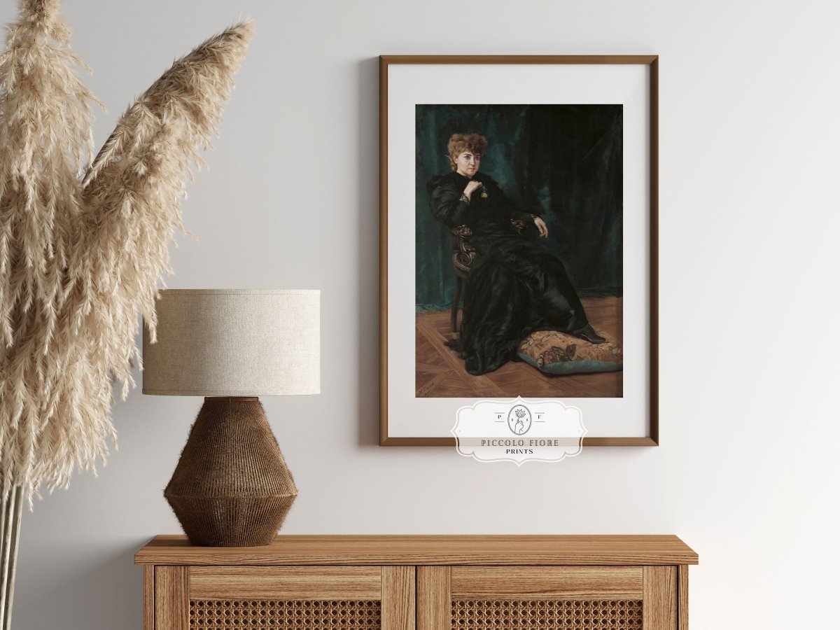 Lady in Black | P380 - Single Art Prints - Piccolo Fiore Prints
