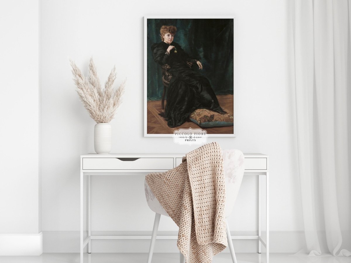 Lady in Black | P380 - Single Art Prints - Piccolo Fiore Prints