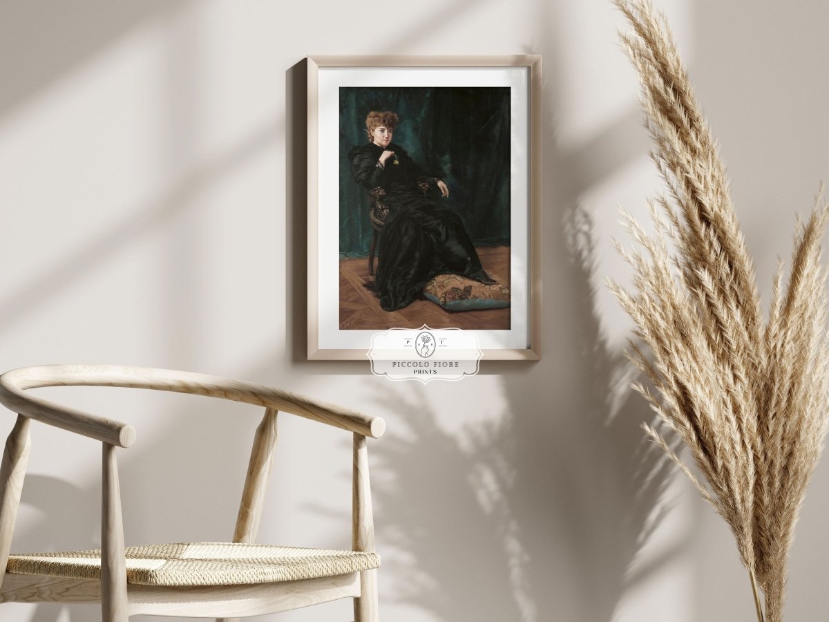 Lady in Black | P380 - Single Art Prints - Piccolo Fiore Prints