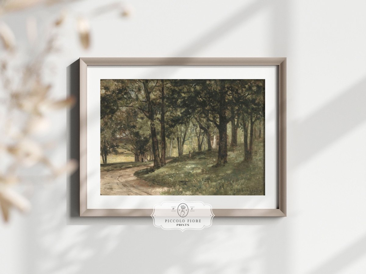 Landscape with Trees | P395 - Single Art Prints - Piccolo Fiore Prints