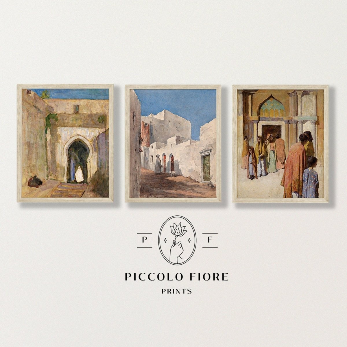 Morocco | Gallery Wall Set | 3 Prints | S9 - 9.17 - Gallery Wall Set - Piccolo Fiore Prints