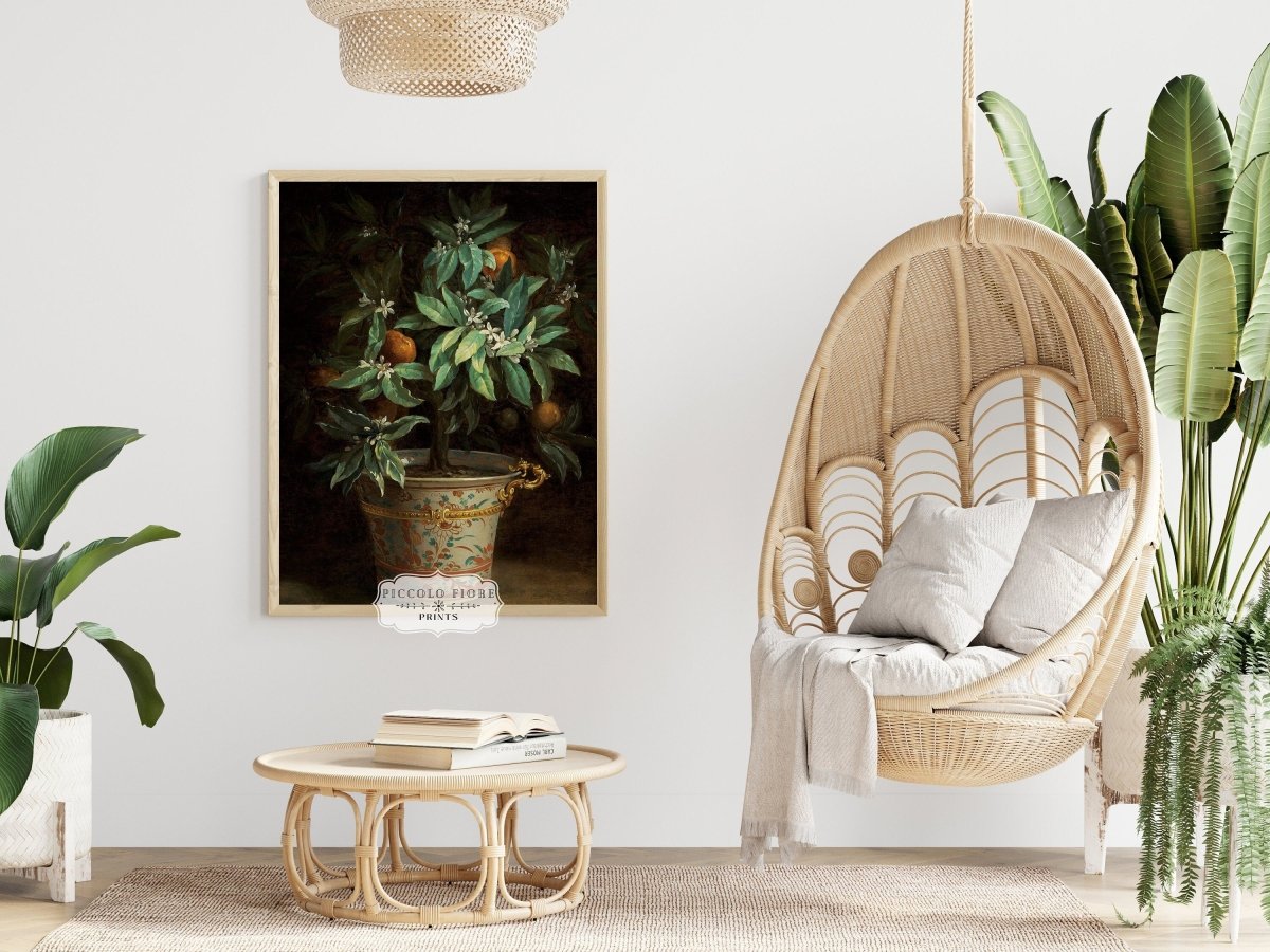 Orange Tree | P438 - Single Art Prints - Piccolo Fiore Prints