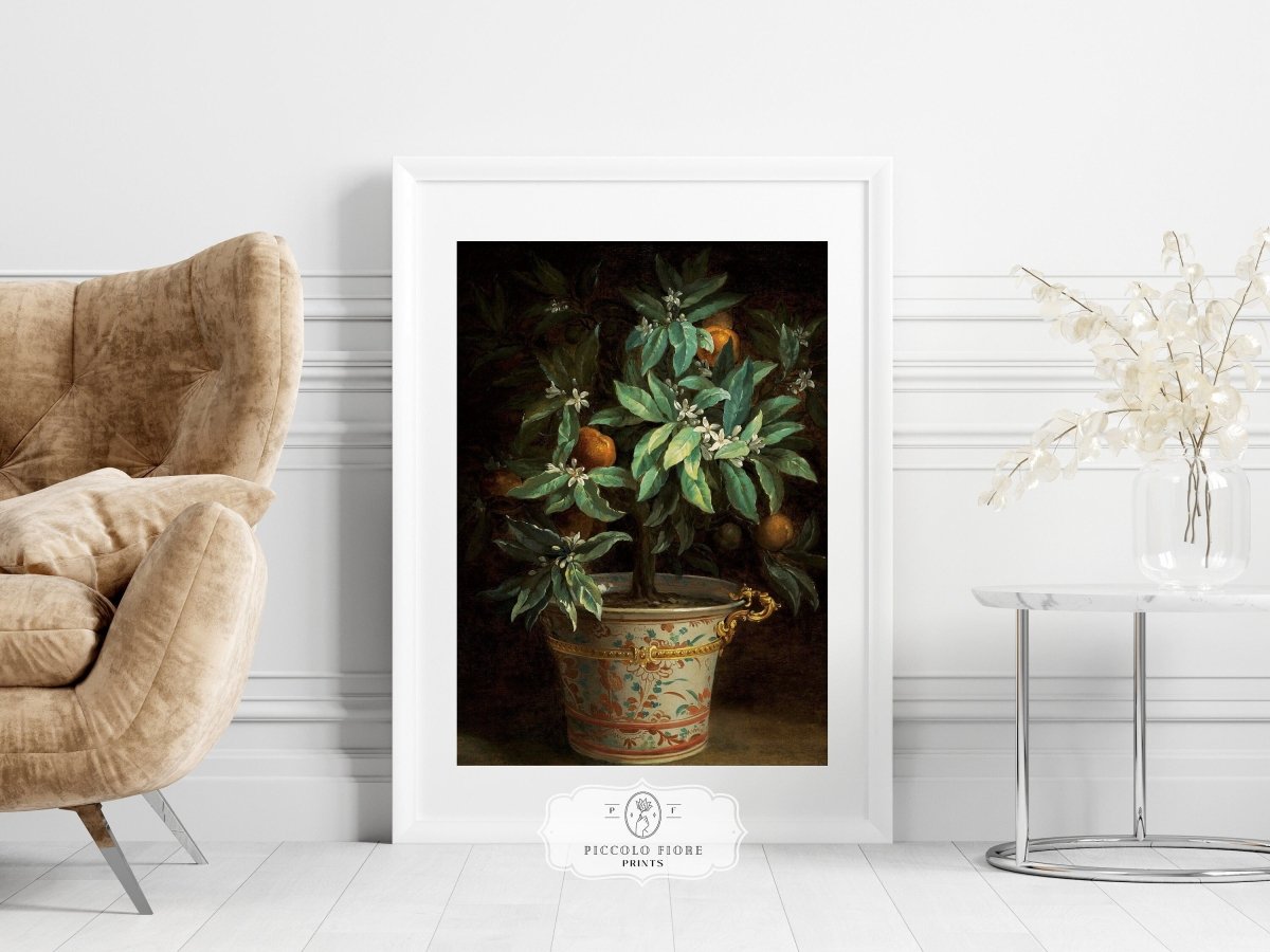 Orange Tree | P438 - Single Art Prints - Piccolo Fiore Prints