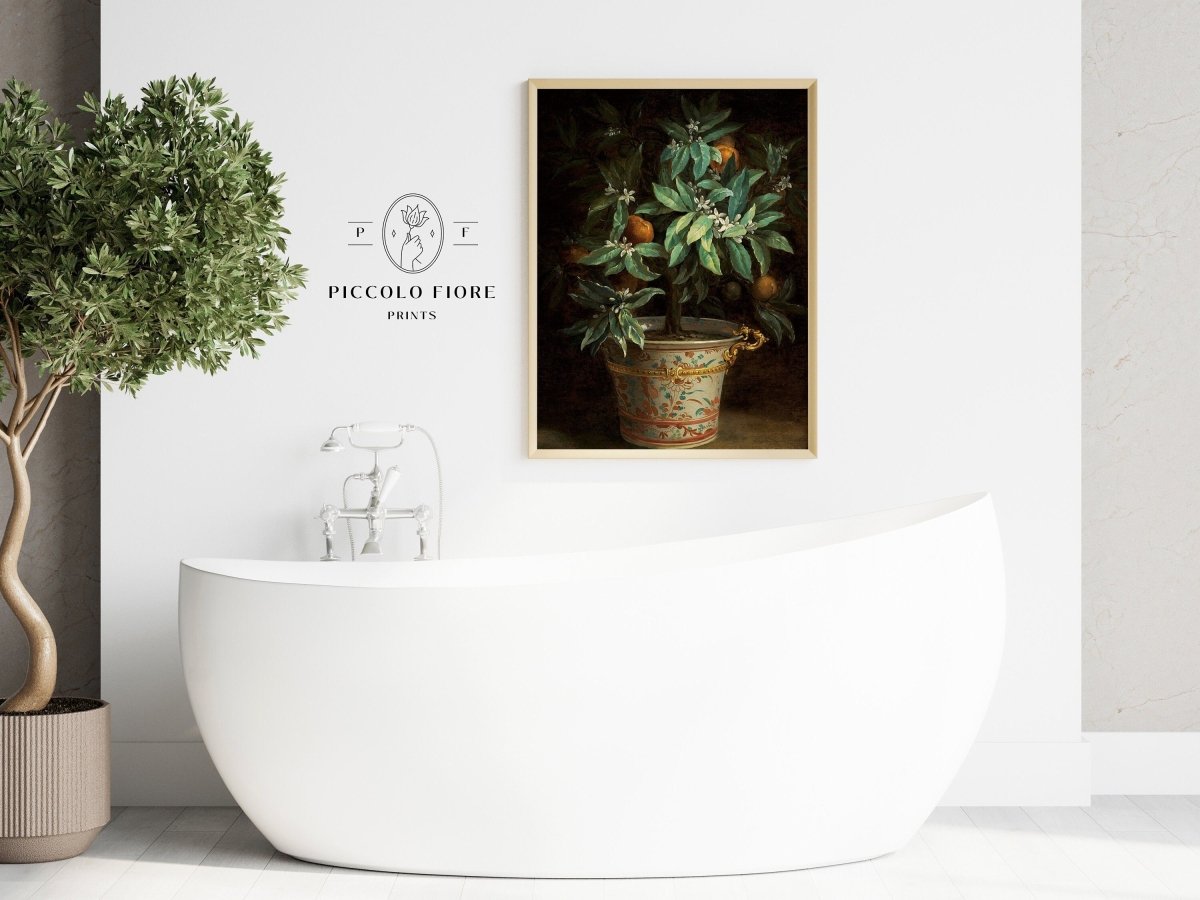 Orange Tree | P438 - Single Art Prints - Piccolo Fiore Prints