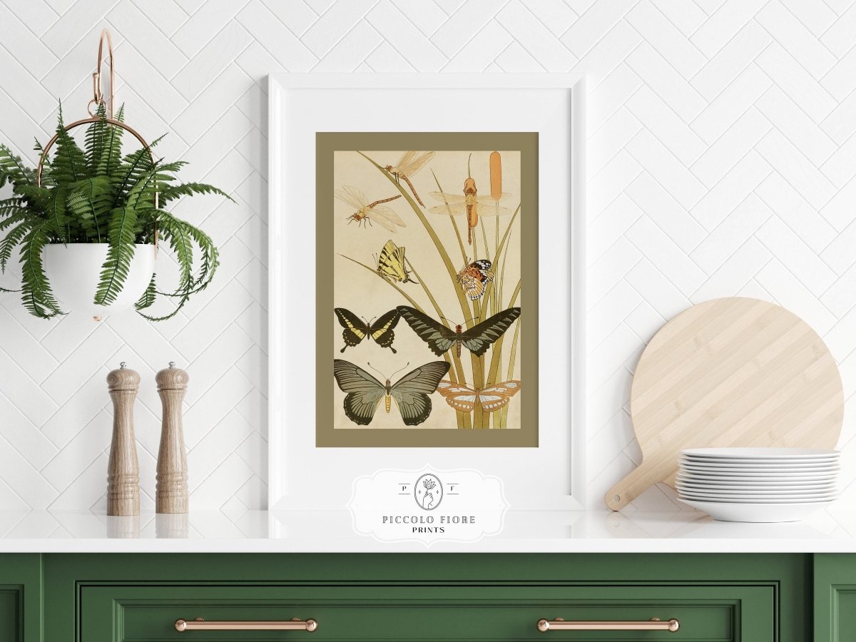 Papillons | P251 - Single Art Prints - Piccolo Fiore Prints