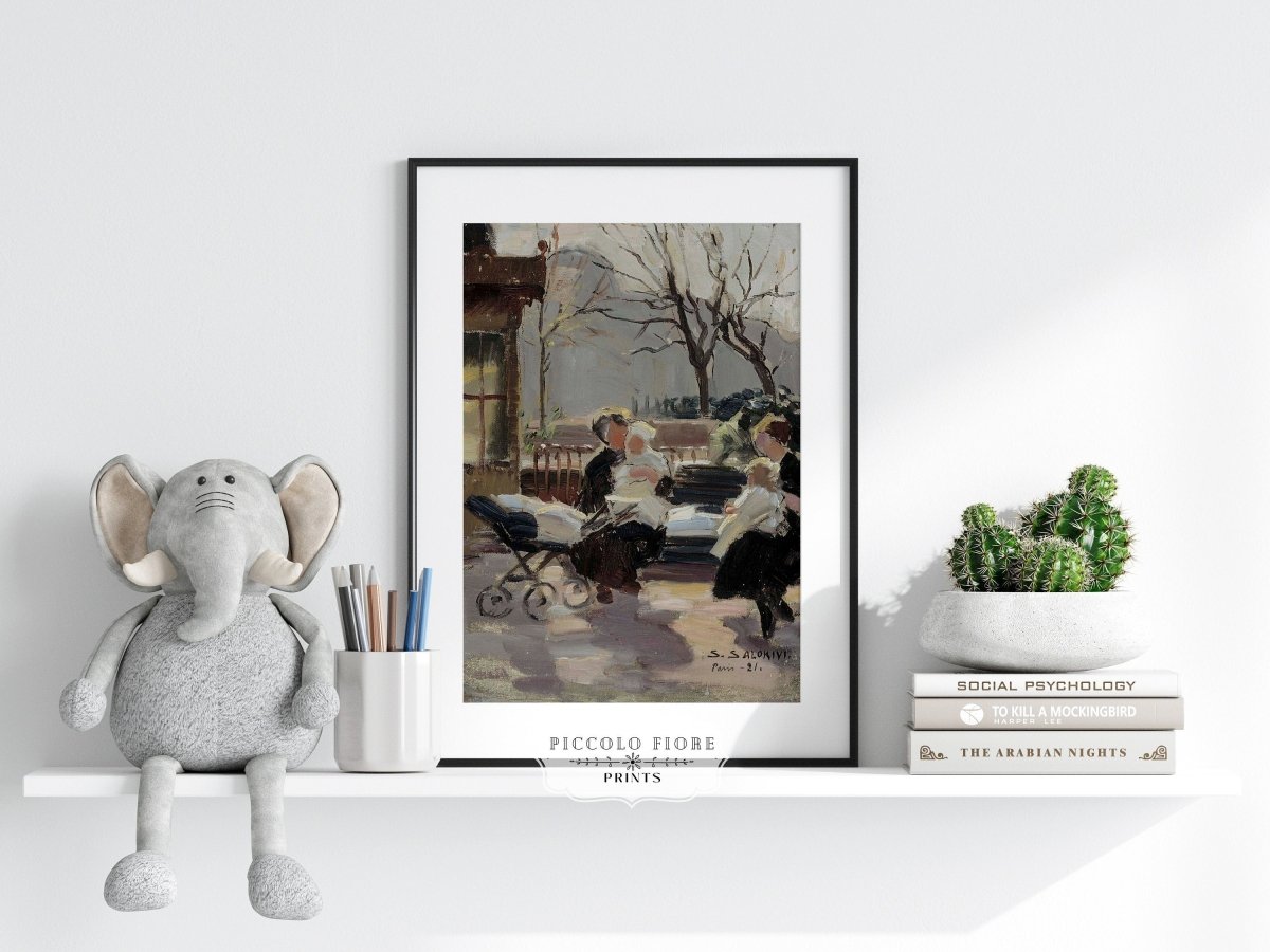 Park in Paris | P439 - Single Art Prints - Piccolo Fiore Prints