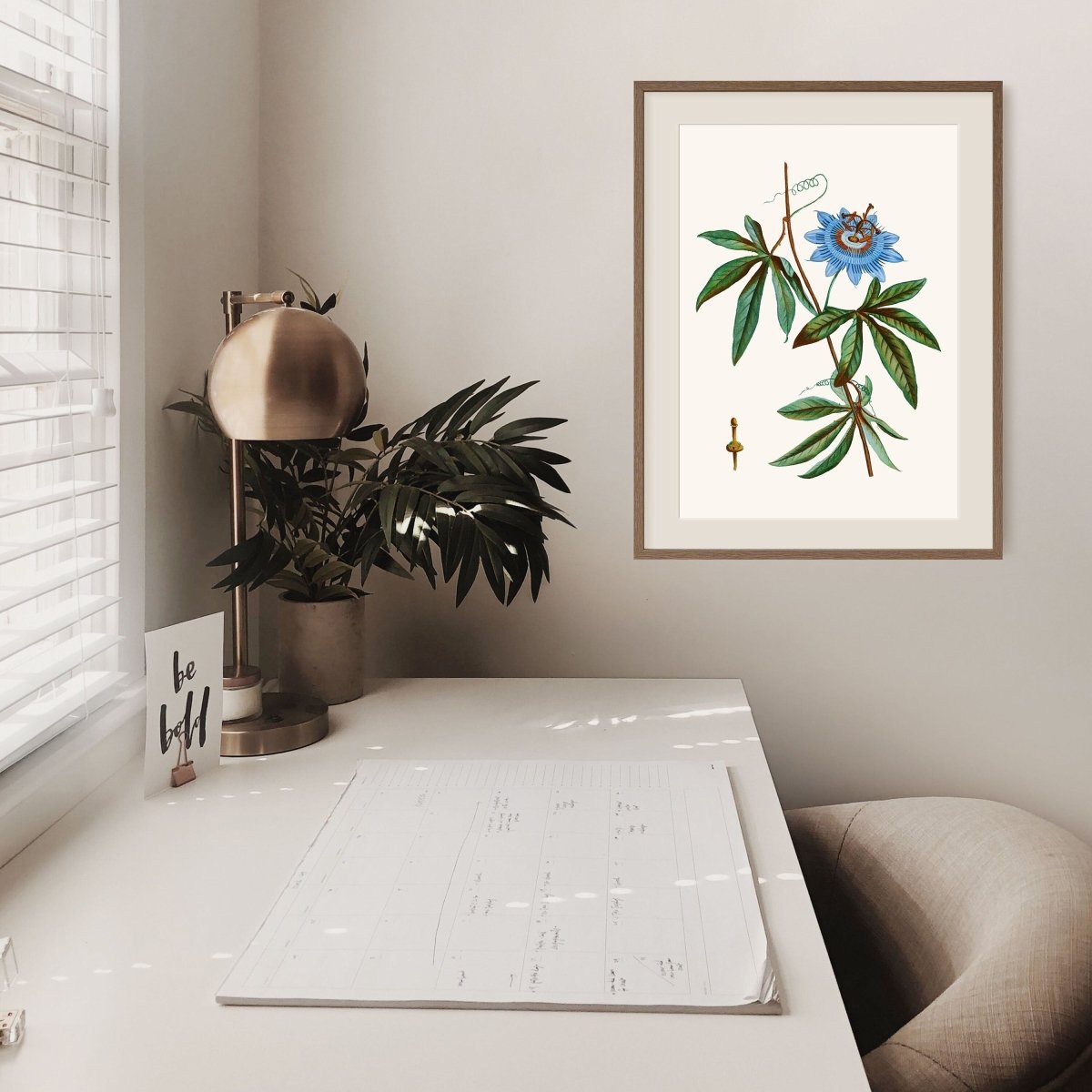 Passionflower Illustration | P153 - Single Art Prints - Piccolo Fiore Prints