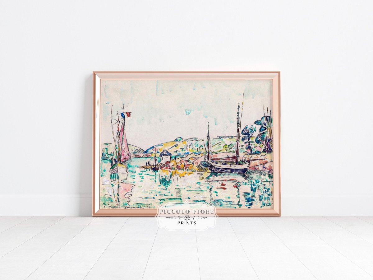 Pastel Pink, Green, Blue and Beige | Gallery Wall Set | 7 Prints | M7 - 1 - Gallery Wall Set - Piccolo Fiore Prints