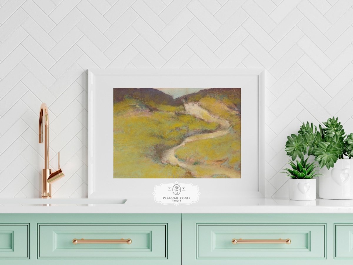 Pathway in a Field | P139 - Single Art Prints - Piccolo Fiore Prints