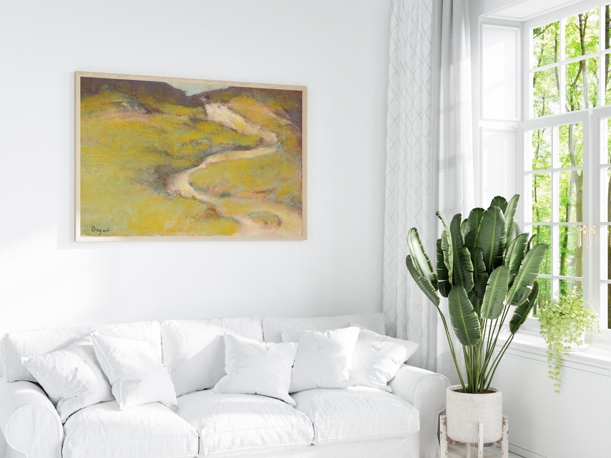 Pathway in a Field | P139 - Single Art Prints - Piccolo Fiore Prints