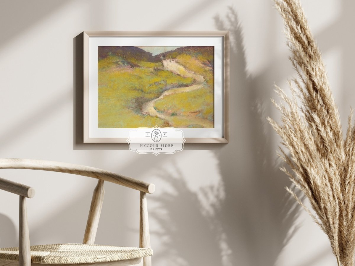 Pathway in a Field | P139 - Single Art Prints - Piccolo Fiore Prints