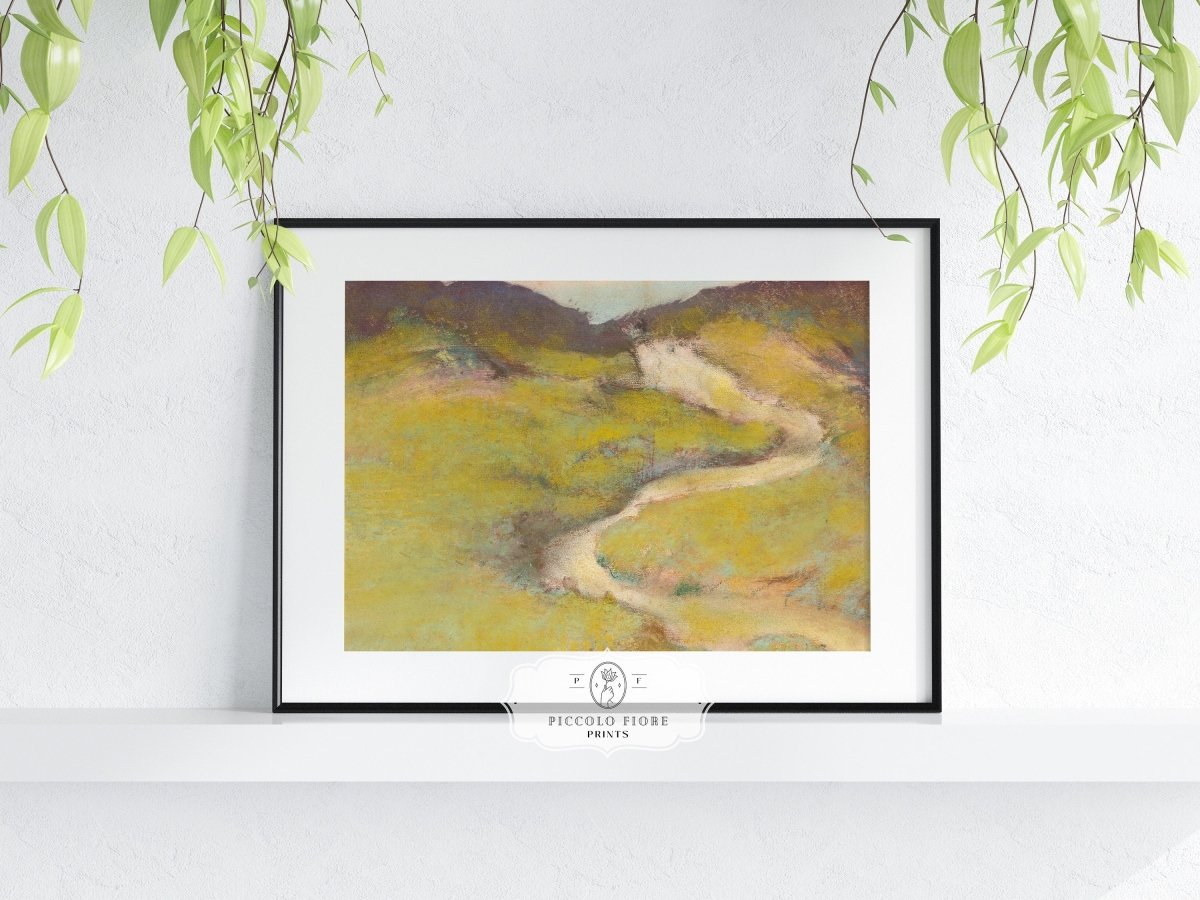 Pathway in a Field | P139 - Single Art Prints - Piccolo Fiore Prints