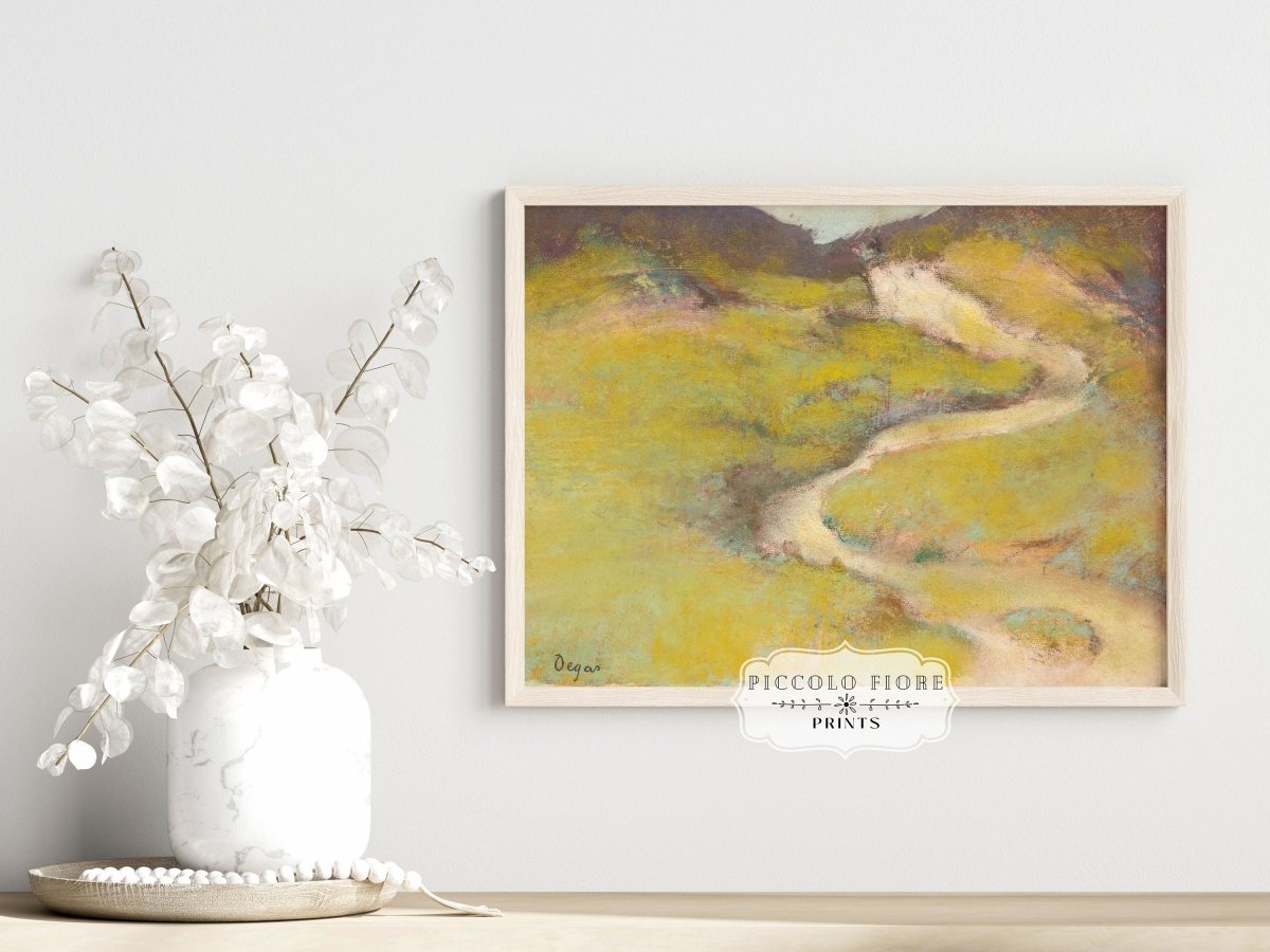 Pathway in a Field | P139 - Single Art Prints - Piccolo Fiore Prints