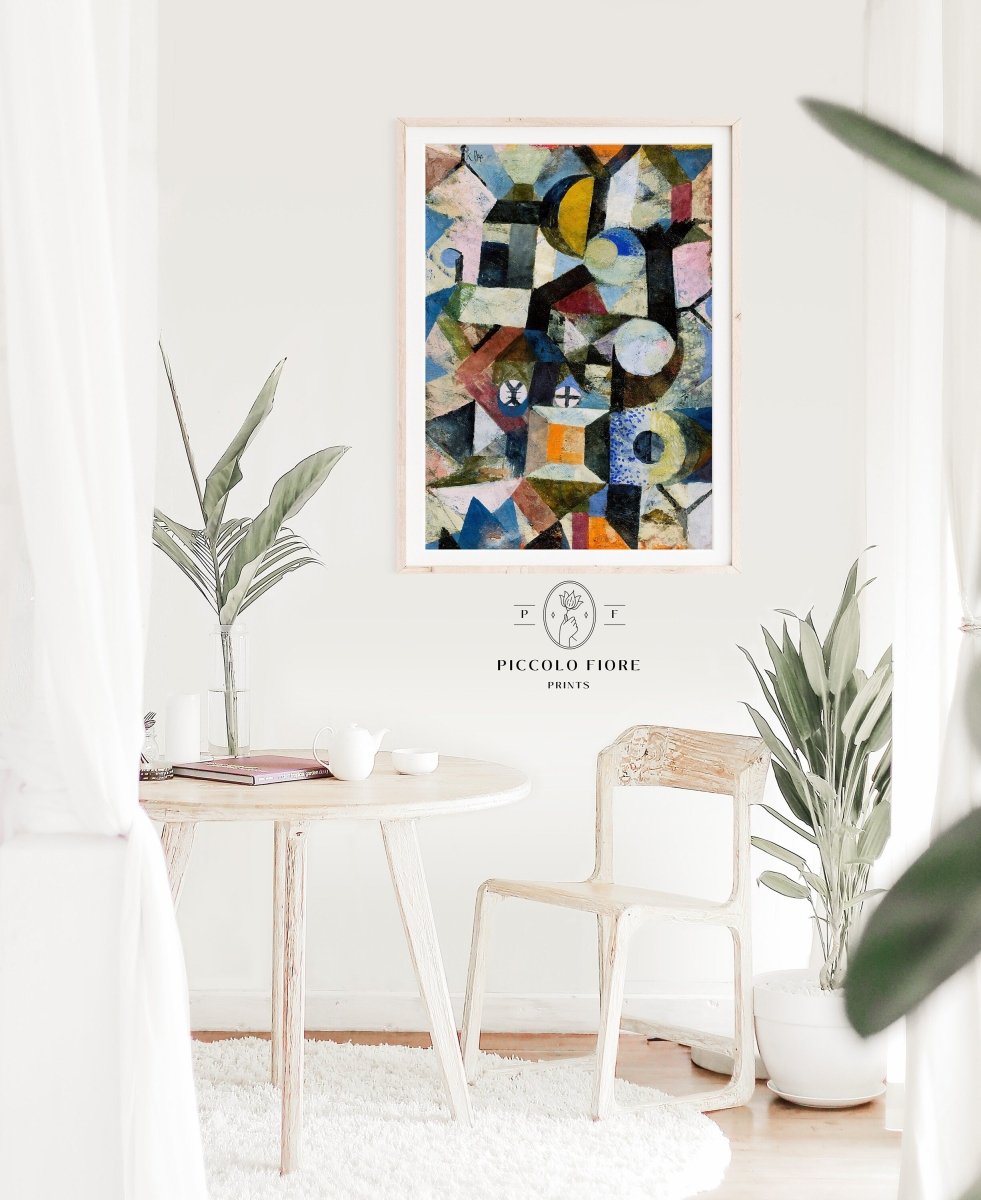 Paul Klee | Composition with the Yellow Half - moon and the Y | P37 - Single Art Prints - Piccolo Fiore Prints