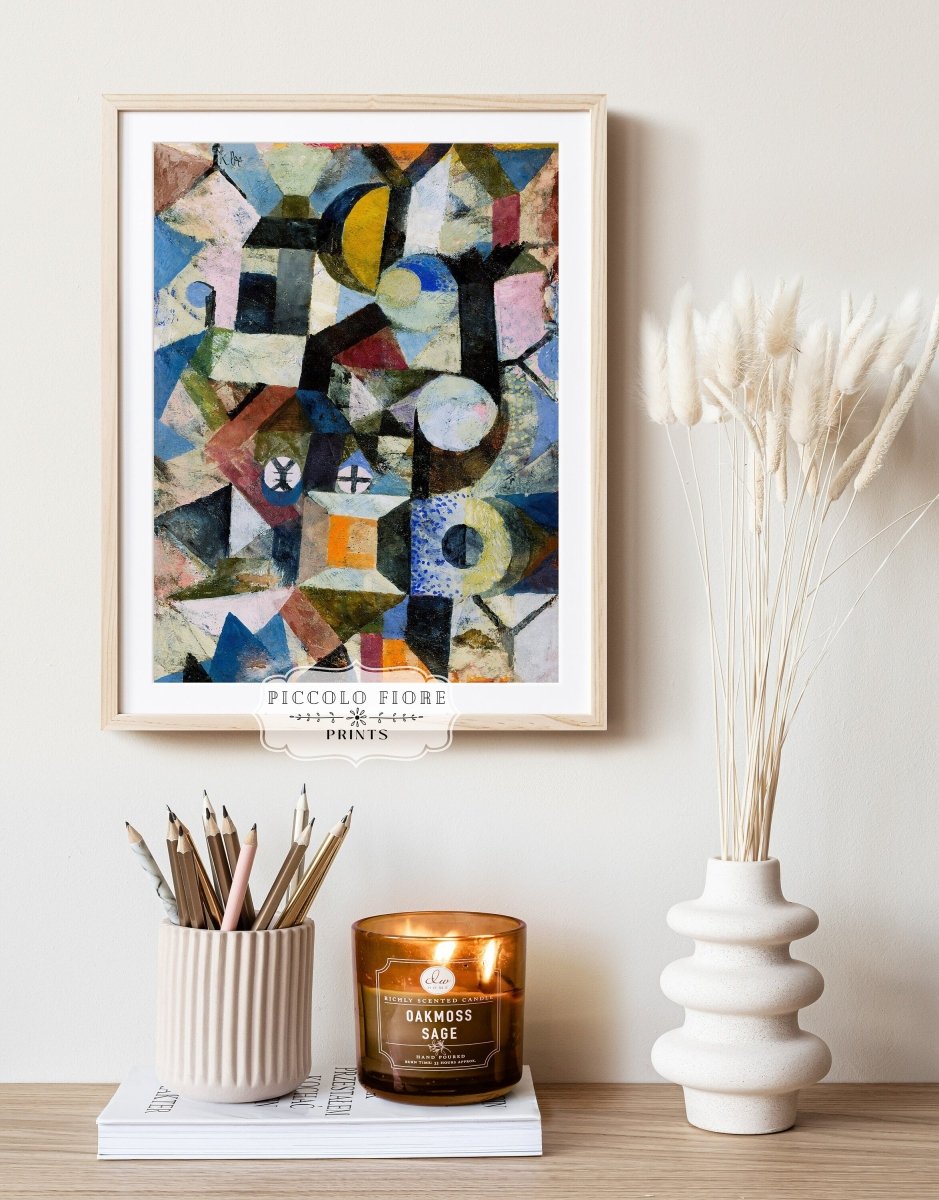 Paul Klee | Composition with the Yellow Half - moon and the Y | P37 - Single Art Prints - Piccolo Fiore Prints