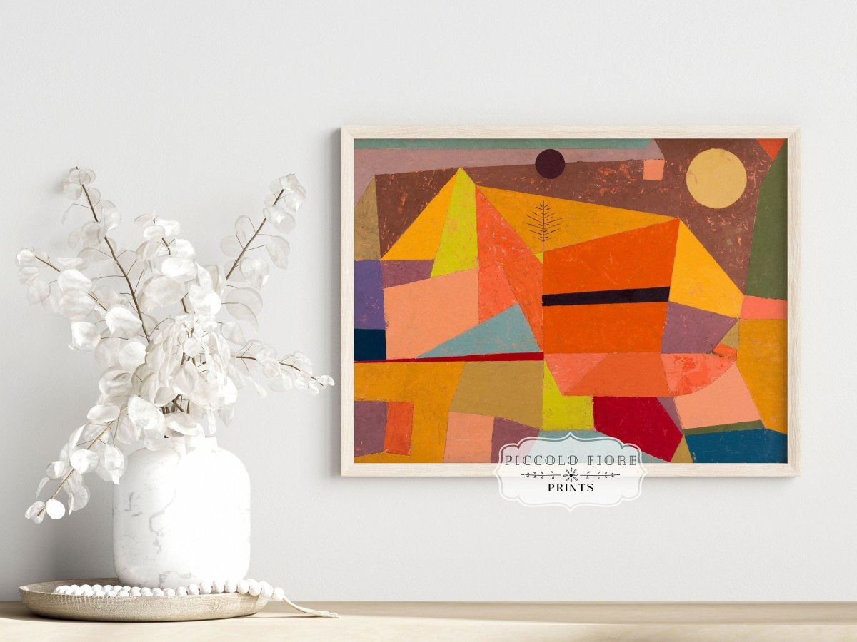 Paul Klee | Joyful Mountain Landscape | P244 - Single Art Prints - Piccolo Fiore Prints