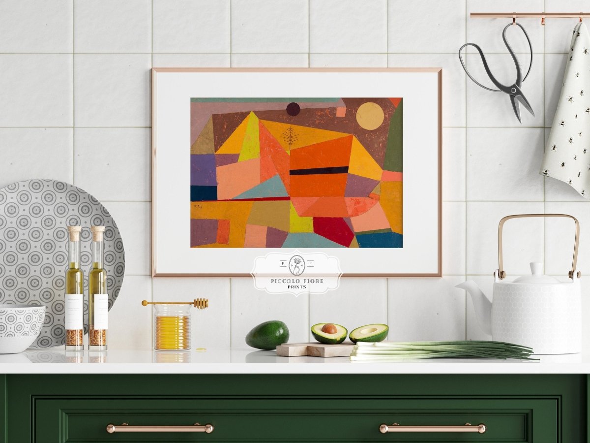 Paul Klee | Joyful Mountain Landscape | P244 - Single Art Prints - Piccolo Fiore Prints