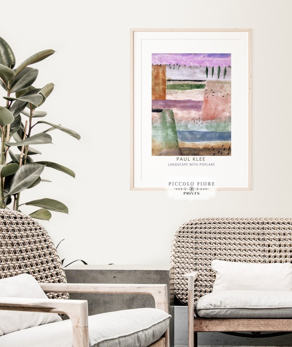 Paul Klee | Landscape With Poplars | P585 - Single Art Prints - Piccolo Fiore Prints