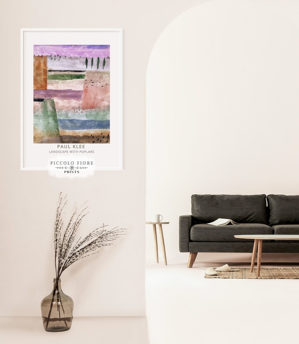 Paul Klee | Landscape With Poplars | P585 - Single Art Prints - Piccolo Fiore Prints