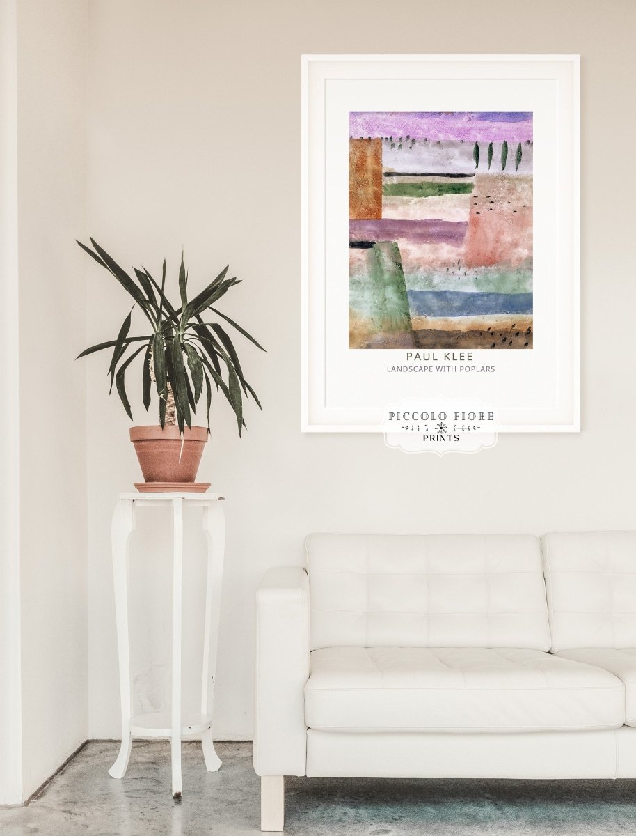 Paul Klee | Landscape With Poplars | P585 - Single Art Prints - Piccolo Fiore Prints