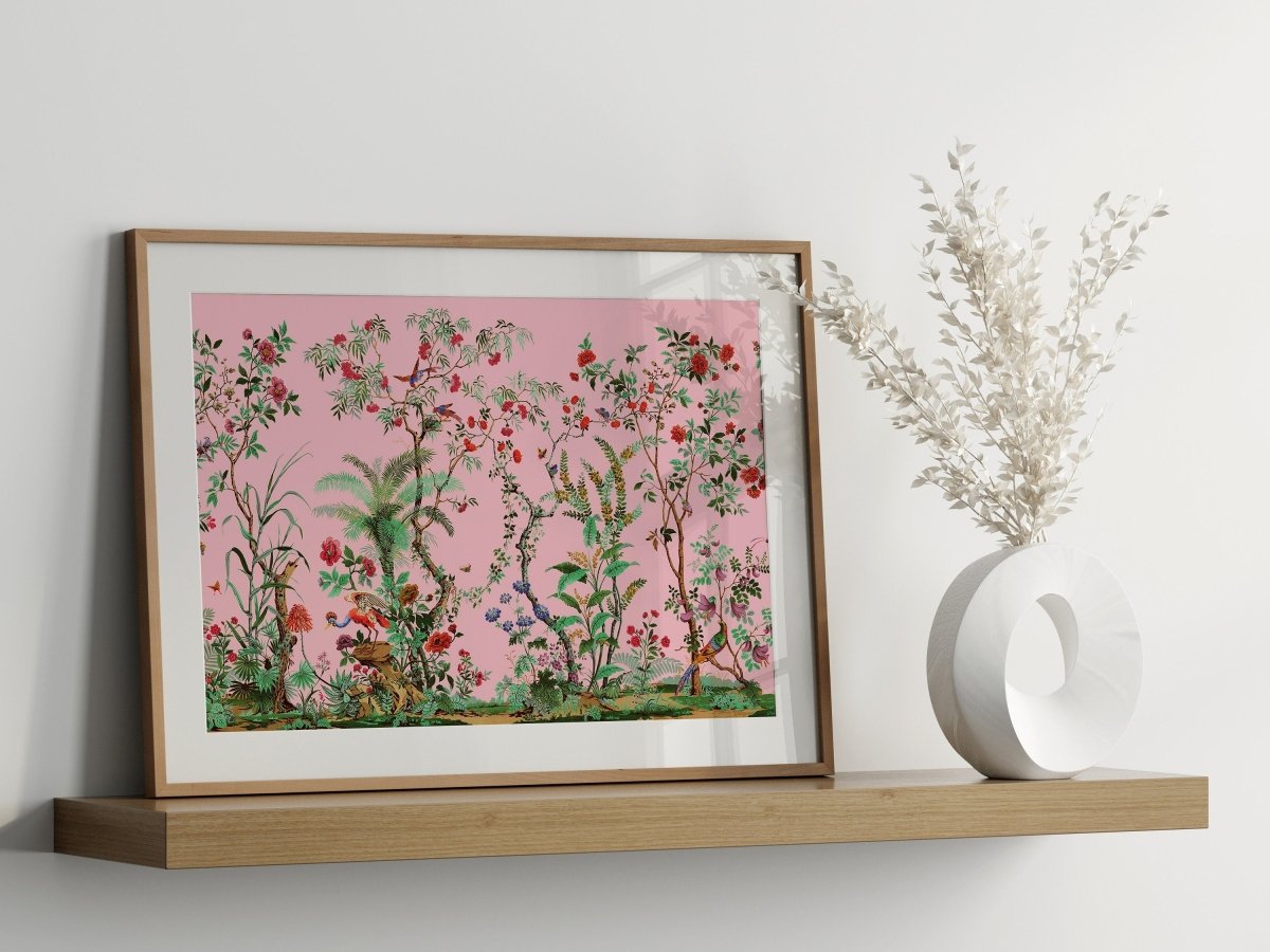 Pink and Crimson | Gallery Wall Set | M10 - 5 - Gallery Wall Set - Piccolo Fiore Prints