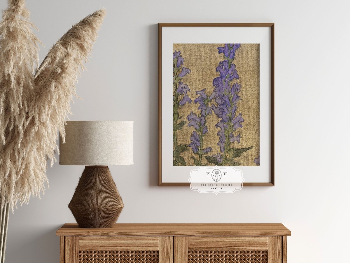 Purple and Grey | Gallery Wall Set | 6 Prints | M6 - 2 - Gallery Wall Set - Piccolo Fiore Prints
