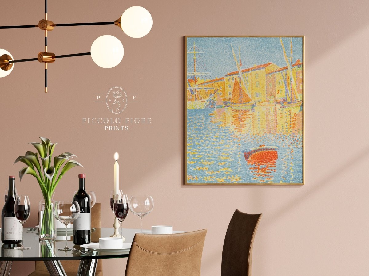 Sailing Boat and Buoy | P361 - Single Art Prints - Piccolo Fiore Prints