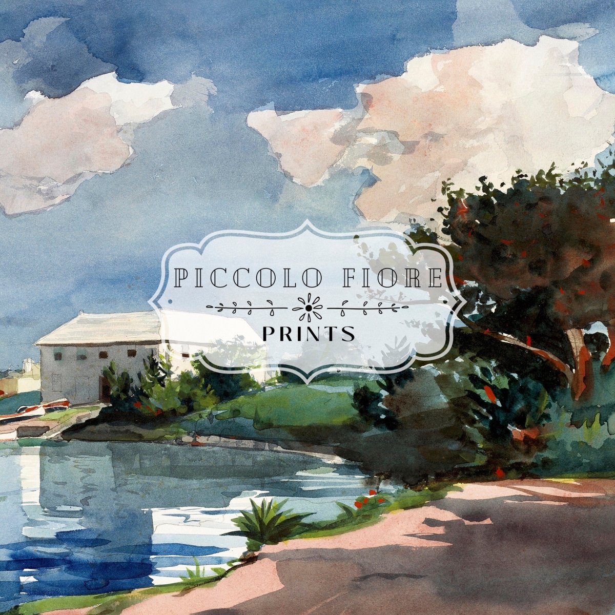 Salt Kettle, Bermuda | P159 - Single Art Prints - Piccolo Fiore Prints