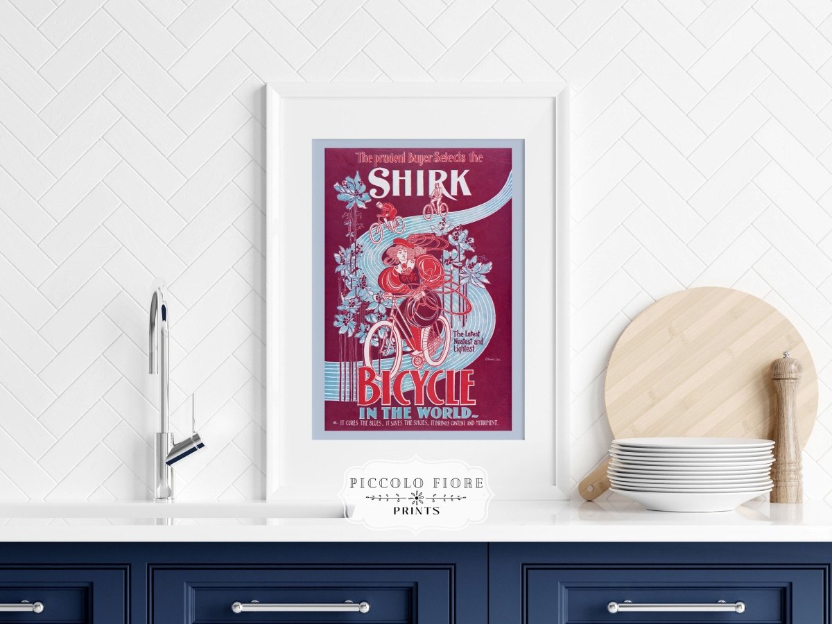Shirk Bicycles | P698 - Single Art Prints - Piccolo Fiore Prints