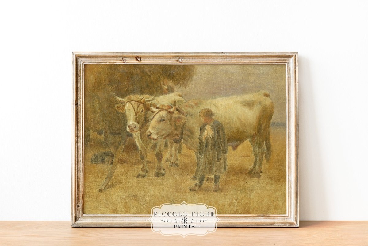 Sketch for the Harvesters | P182 - Single Art Prints - Piccolo Fiore Prints