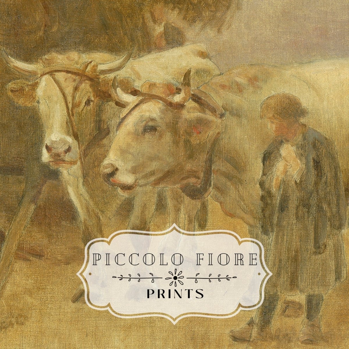 Sketch for the Harvesters | P182 - Single Art Prints - Piccolo Fiore Prints