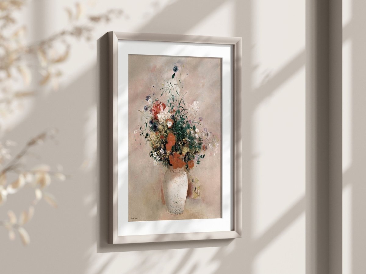 Still Life with a Vase of Flowers | P379 - Single Art Prints - Piccolo Fiore Prints