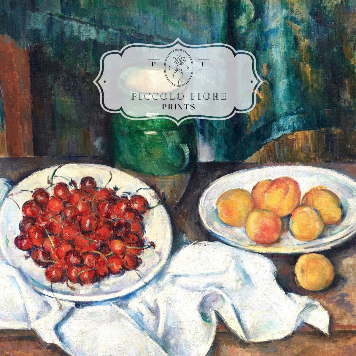 Still Life with Cherries | P84 - Single Art Prints - Piccolo Fiore Prints