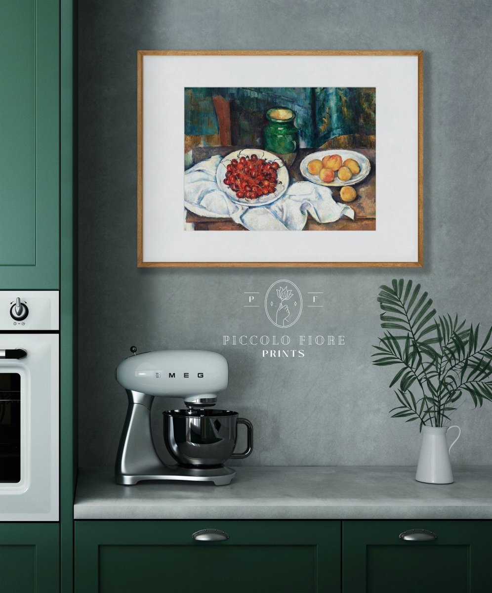 Still Life with Cherries | P84 - Single Art Prints - Piccolo Fiore Prints