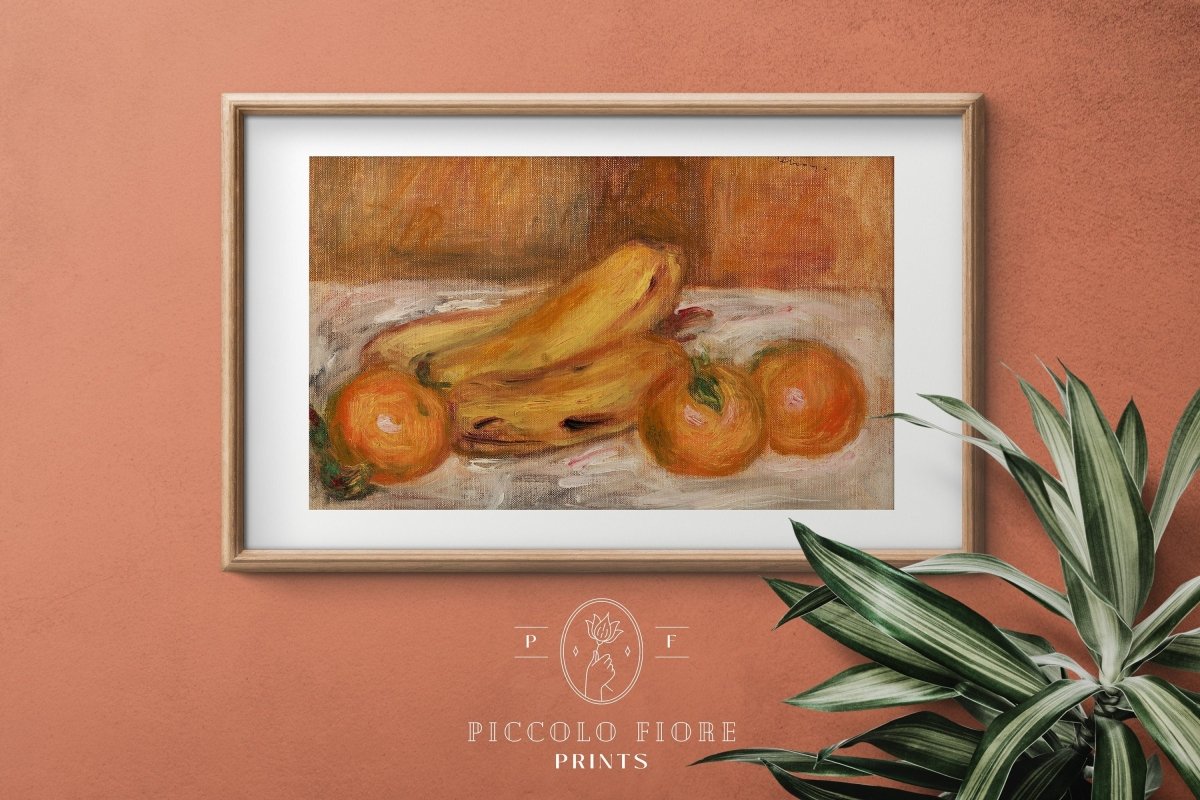 Still Life with Oranges and Bananas | P253 - Single Art Prints - Piccolo Fiore Prints