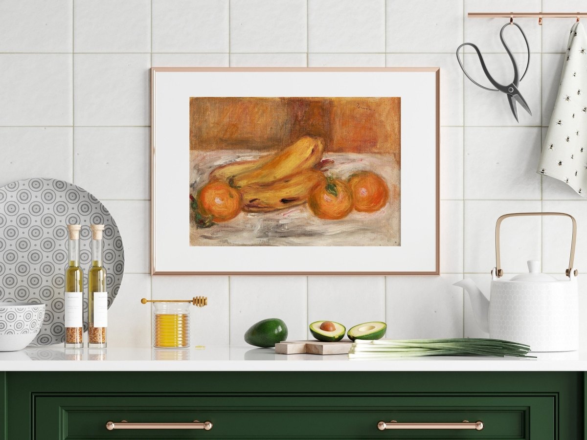 Still Life with Oranges and Bananas | P253 - Single Art Prints - Piccolo Fiore Prints
