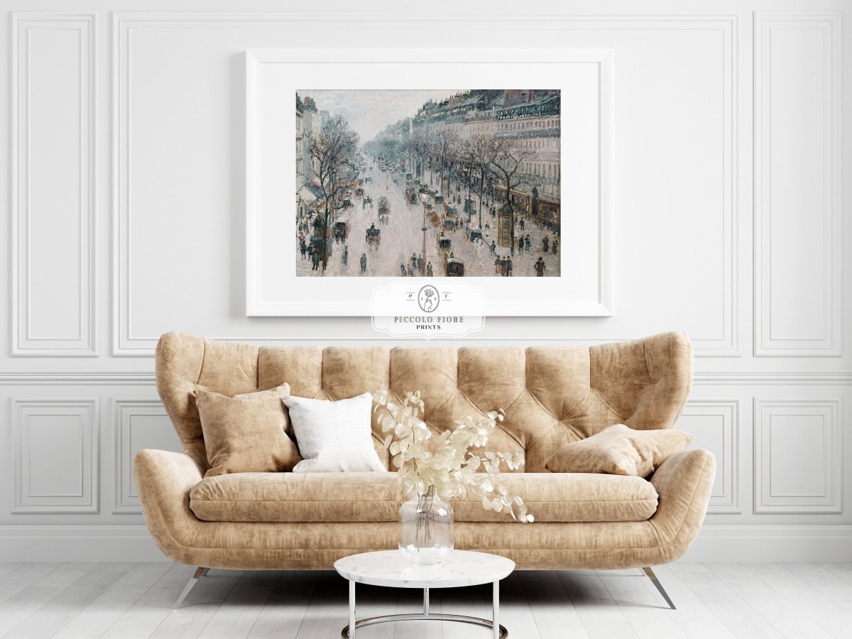The Boulevard Montmartre | P445 - Single Art Prints - Piccolo Fiore Prints