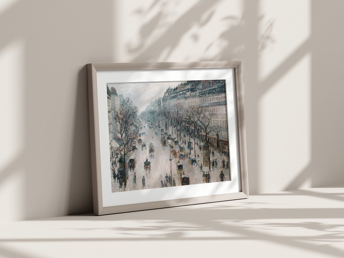 The Boulevard Montmartre | P445 - Single Art Prints - Piccolo Fiore Prints