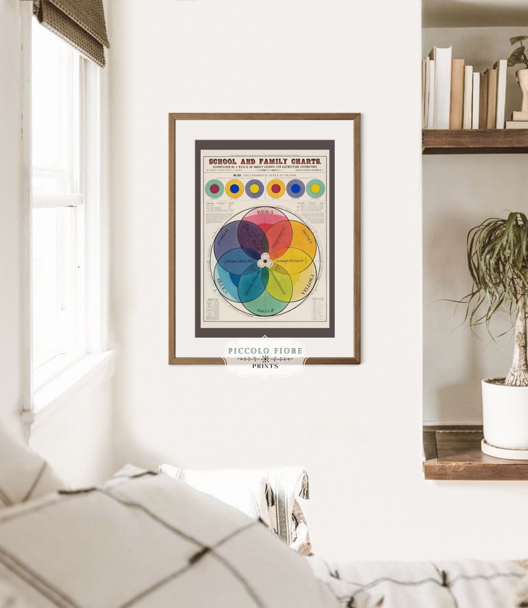The Chromatic Scale of Colors | P697 - Single Art Prints - Piccolo Fiore Prints