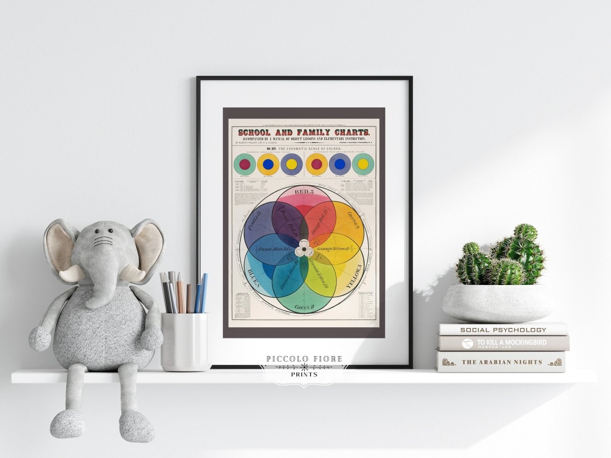 The Chromatic Scale of Colors | P697 - Single Art Prints - Piccolo Fiore Prints