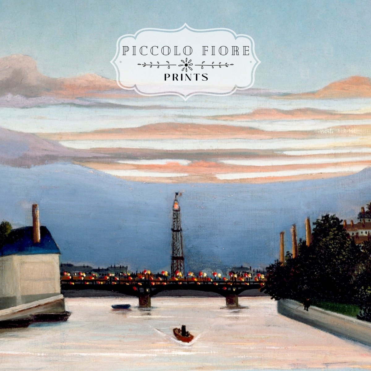 The Eiffel Tower | P98 - Single Art Prints - Piccolo Fiore Prints