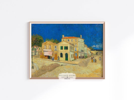 The Yellow House | P103 - Single Art Prints - Piccolo Fiore Prints