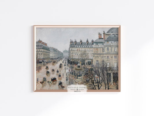 Theatre Square, Paris | P444 - Single Art Prints - Piccolo Fiore Prints