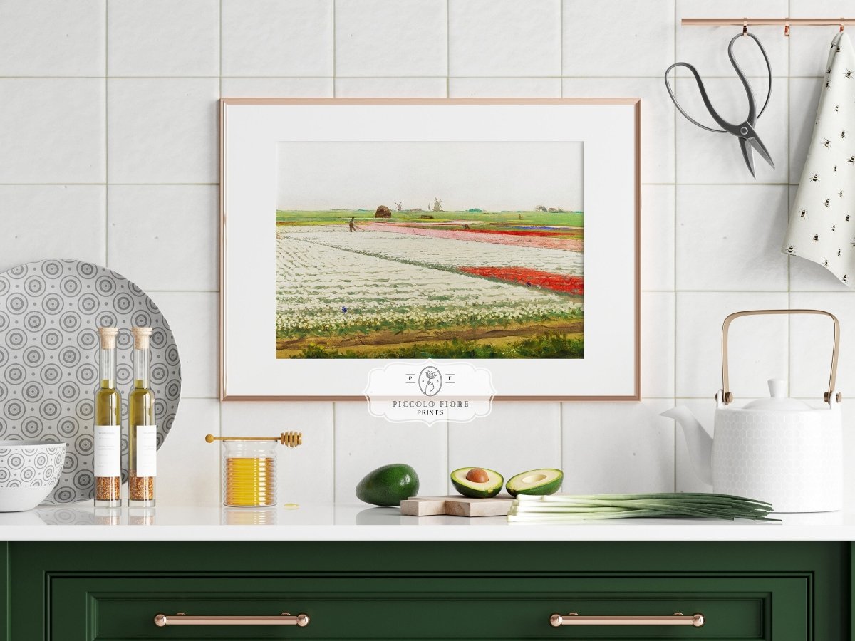 Tulip Fields | P108 - Single Art Prints - Piccolo Fiore Prints
