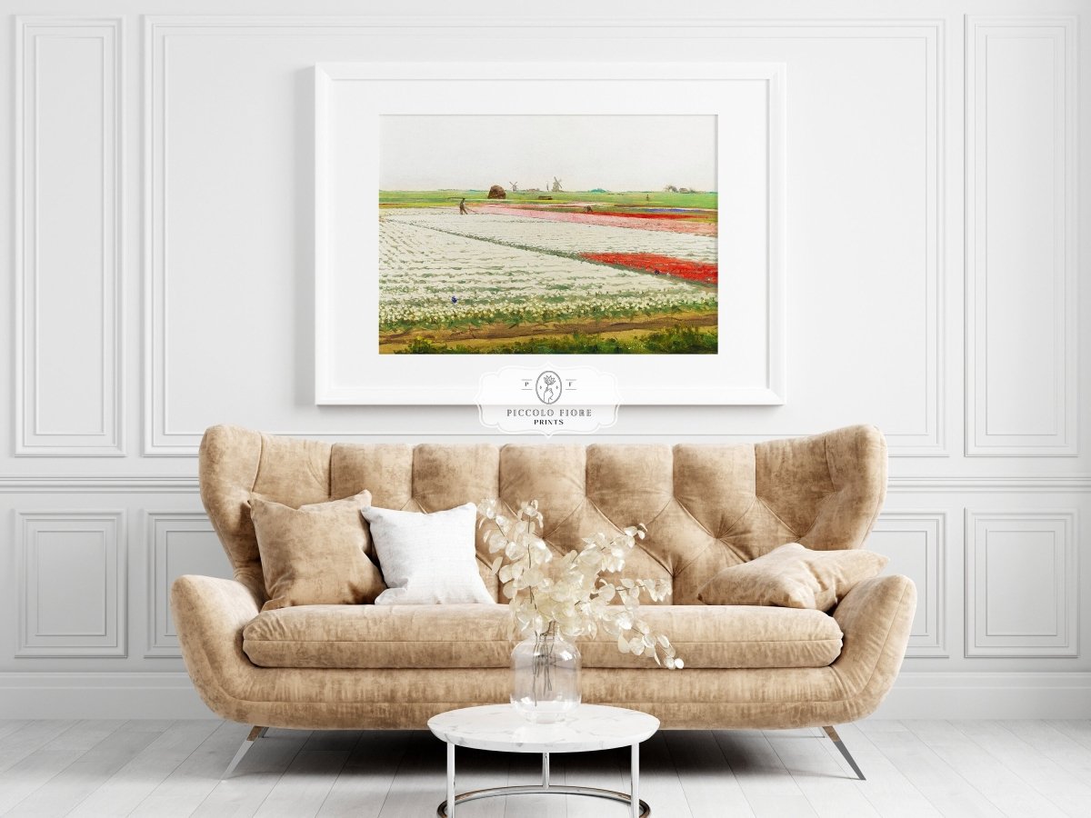 Tulip Fields | P108 - Single Art Prints - Piccolo Fiore Prints
